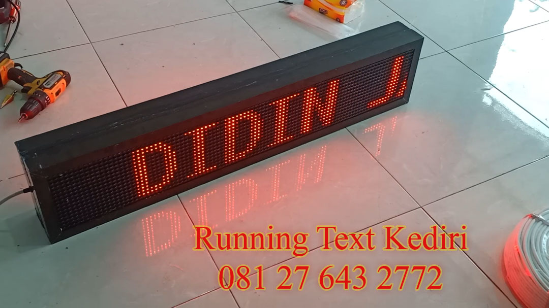 <p>Jual running text ukuran 20x100cm atau 1 meter bolak-balik warna merah outdoor dengan kualitas terbaik serta memiliki daya tahan yang lebih awet dan terjamin. Running text merah sangat rekomendasi untuk semua orang.</p>